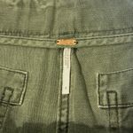 Free People  Military Green Cut Off Shorts Size 8 Cargo Mini Photo 4