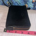 Coach  Black Pebbled Leather Double Zipper Wristlet Photo 12
