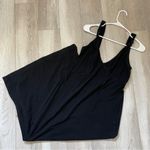 Free People  Beach Cotton Maxi Dress with Slit Black (Medium) Photo 3