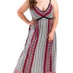 FRANCESCA’S MI AMI ROMANTIC GOTH SLEEVELESS DEEP V NECK BOHO MAXI DRESS XS Black Photo 1