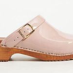 Anthropologie patent Leather Classic Clogs in Rose pink Sz 8.5/9 (see desc) Photo 0