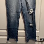 REWASH  Juniors' Real Curve Ripped Mom Jean Size 1/25 EUC #3298 Photo 3