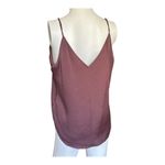 Express Lace Neck Downtown Cami womens size medium Dark purple/plum tank top Purple Photo 3