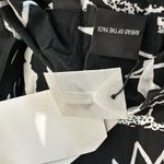 Quiksilver camp jungle fever Black White Floral Button Up dress womens Size XS Photo 5