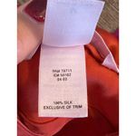 Victoria's Secret Vintage Silk Chemise Slip Dress Coral Pink Lace V Neck M Photo 5