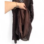 Silence + Noise Silence‎ + Noise Crochet Lace Brown Romper Photo 2