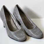 Aerosoles  Dolled Up gray textured dress heels size 7 Photo 0
