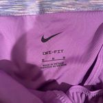 Nike Women’s One Dri-Fit Mid-Rise 3” Brief Lined Purple SpaceDye Shorts Sz M Photo 5
