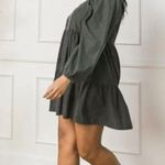 Flying Tomato Women’s Plus Size Black Denim Mini Dress Square Neck 2X Photo 3