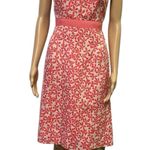 J.Crew  Linen Blend Sleeveless Zip Back with Snap Bow Classic Midi Dress Womens 0 Photo 0