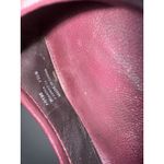 Coach Rianna Women's Wedge Heels Size 7.5 Signature Suede Red Burgundy Bow J Photo 5