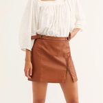 Free People Midnight Magic Vegan Leather Skirt Photo 2