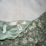 Cute Summer Floral Green Women's Top Size Medium Photo 1