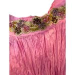 Chaudry by Anthropologie Pink Ombre Embellished Asymmetrical Skirt | Size S NWT Photo 1