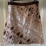 Old Navy Skirt Size 6 Brown/Tan/White Photo 0