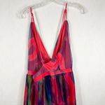 Boutique 4X Dress Full Maxi‎ Chiffon Lined Pink Purple Strappy Sleeveless 956 Photo 6
