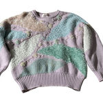 Jaclyn Smith  Lavender and Mint Women's Sweater Photo 0