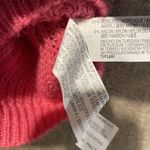 ZARA  Knit Sweater Womens Medium Hot Pink Acrylic Shirt Modest Relaxed Comfort Photo 3