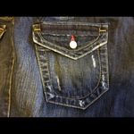 Victoria's Secret London Jean by VS Distressed Mini Skirt Photo 2