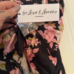 For Love & Lemons NWT - Melrose Pleated Bra in Black Floral Photo 6