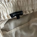 Gibsonlook beige linen blend Romper Overalls - size - large coastal grandma Photo 5