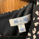 She & Sky Boutique Black & White Romper Photo 2