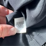 St. John  Couture Black Silver Metallic Plaid Tweed Ruffle Bell Sleeve Size 14 Photo 6