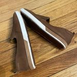 Kork-Ease Peyton Leather Slip-On Sneakers Flats NWOT Loafers moccasin White Sole Trim Brown tan daily super comfy preppy work Photo 4