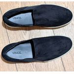 Vince  Warren Womens Black Suede Slip On Platform Sneakers Shoes Photo 6
