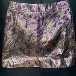 H&M Elegant Purple and Gold Skirt Photo 2