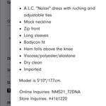 ALC Frank A. L. C bodycon dress NEW Photo 5