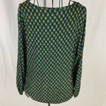 Christopher & Banks Green and Gold Boho Top with Tassels Women’s Size Medium Photo 49