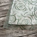 David's Bridal  Women's Strapless Bridesmaid Summer Dress White Green Floral 6 Photo 6