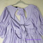 Eloquii New!  Tie Back Mini Dress Lavender Pastel‎ Lilac  18/20 Photo 11