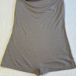 Free People NEW! BEACH Marren Size MEDIUM Shorts Romper TAUPE TAN NUDE Photo 6