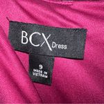 BCX  Holiday Burgundy Mini Dress Dance‎ Juniors Size 9 Photo 5