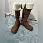 Cathy Jean  Brown Shearling-Lined Winter Boots Photo 1