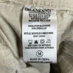 BLANK NYC  Sand Beige Wide Leg Linen Paperbag Tie Waist Pants M Photo 5