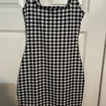 SheIn  Black and White‎ Gingham Mini Dress Photo 2
