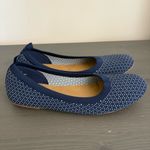 Seychelles  knit ballet flats round-toe stretch knit upper navy white dot 8.5 Photo 9