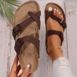 New. Women’s Everyday Outdoor Flat Sandals – Anti Photo 0