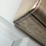 Kate Spade  Wellesley Quinn Metallic Gold Leather Tote Shoulder Bag Purse Photo 4