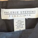 Valerie Stevens NOWT  Pure Linen Black Sleeveless Midi Dress Size 8 Photo 1