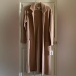 Jessica Simpson Womens Dusty Pink Long Open Front Cozy Cardigan Sweater Sz Small Photo 1