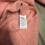 J.Crew Small Relaxed Fit Coral Pink Alpaca Wool Blend V Neck Sweater Preppy Photo 6