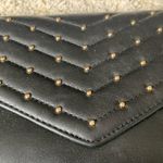 mix no. 6 Black Studded Quilted Envelope Clutch Crossbody Photo 2