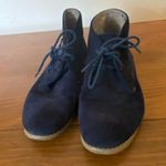 Franco Sarto  Navy Suede Ankle Boots Photo 2