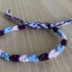 Handmade Makenna Bracelet, anklet, trendy, comfortable, tie, embroidery thread, woven, gi Photo 0