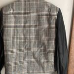 Jenni Kayne  Plaid Wool and Leather Moto Jacket Photo 8