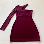 Susana Monaco One Shoulder Long Sleeve Bodycon Mini Dress Photo 1